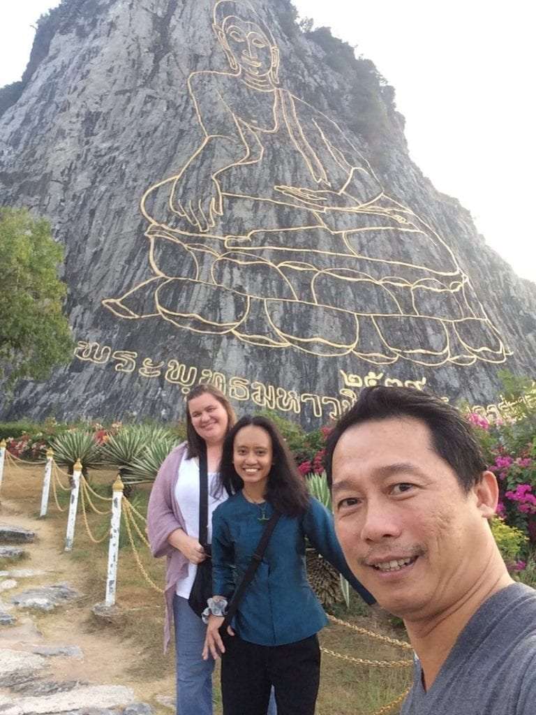 Khao Chi Chan Buddha | laser cut Buddha in Pattaya