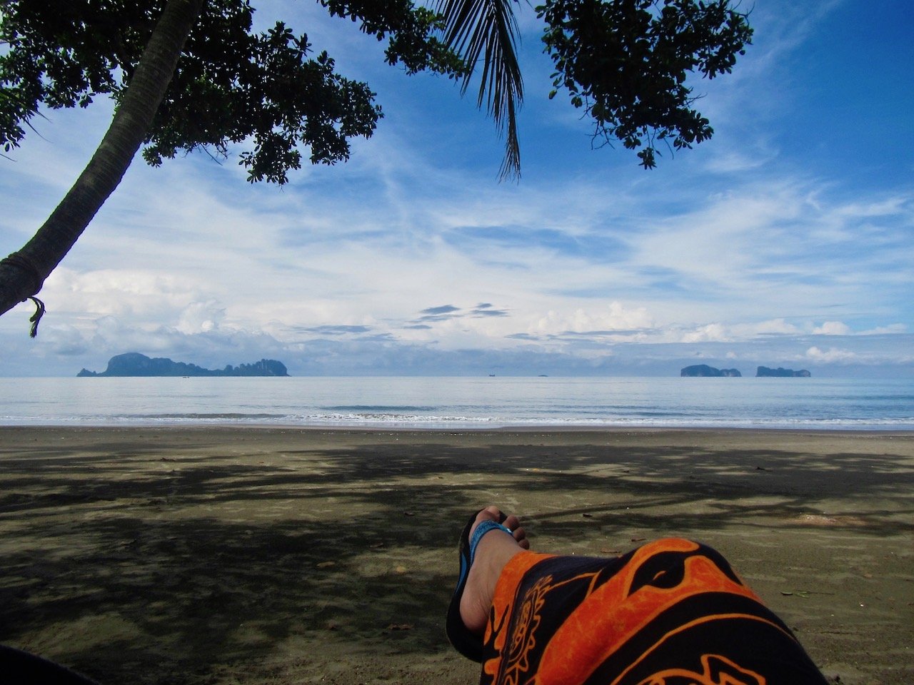 'Our Seafood-Obsessed Thai Island Holiday in Ko Sukon' story on travel blog Teja on the Horizon | View of the beach at Ko Sukorn, Thailand