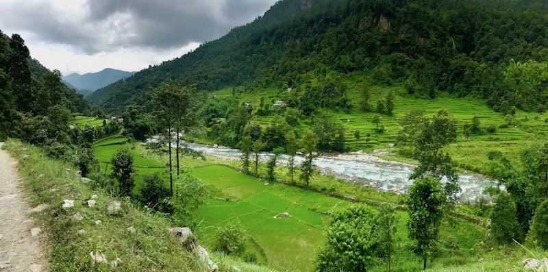 Annapurna in the Monsoon Day 1: An Expedition of Three Sisters | Nepal river valley