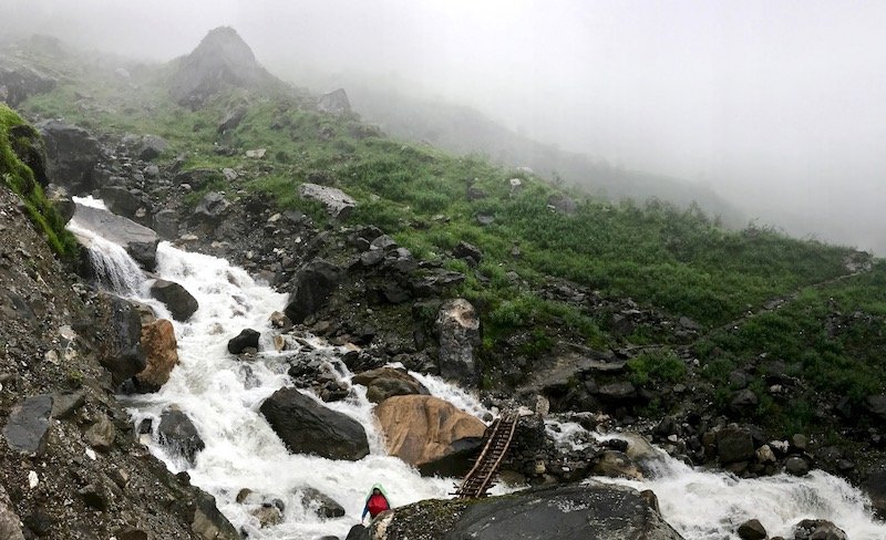 Annapurna in the Monsoon Day 6: The Shrine of Dovan | monsoon river crossing in Nepal