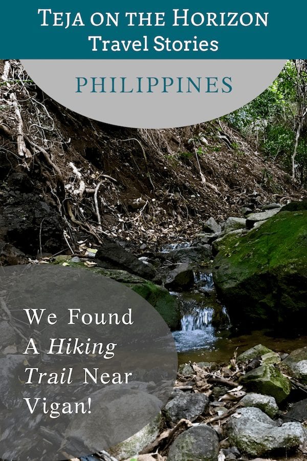 hiking trail in Ilocos Sur | jungle hike near Santa and Vigan