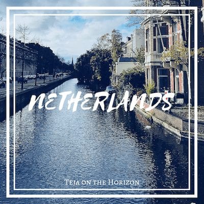 View down a Canal in Den Haag, Netherlands | Netherlands travel Pinterest board cover image