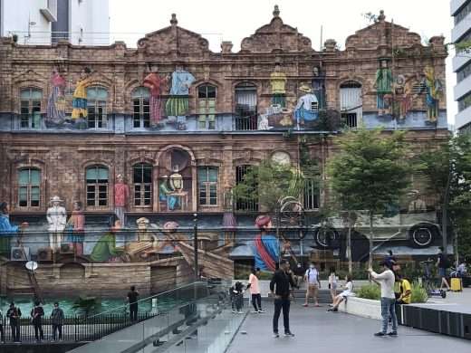 Mural near Lebuh Pasar in Downtown KL