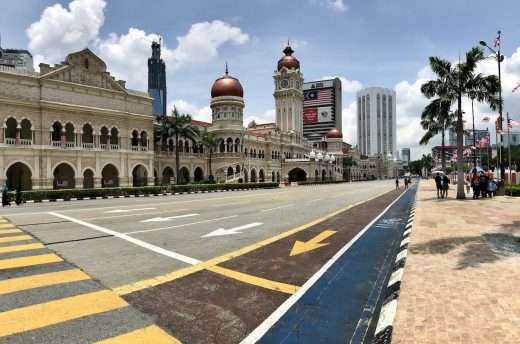 Sultan Abdul Samad building in front of Dataran Merdeka